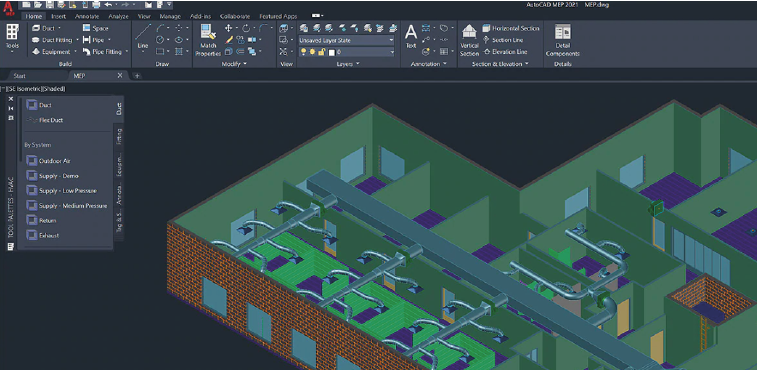 AutoCAD 2021 interfaz