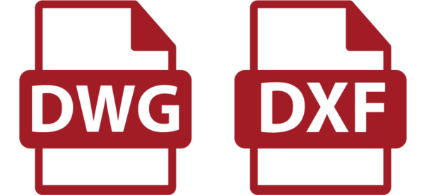 Iconos de archivo DWG y DXF