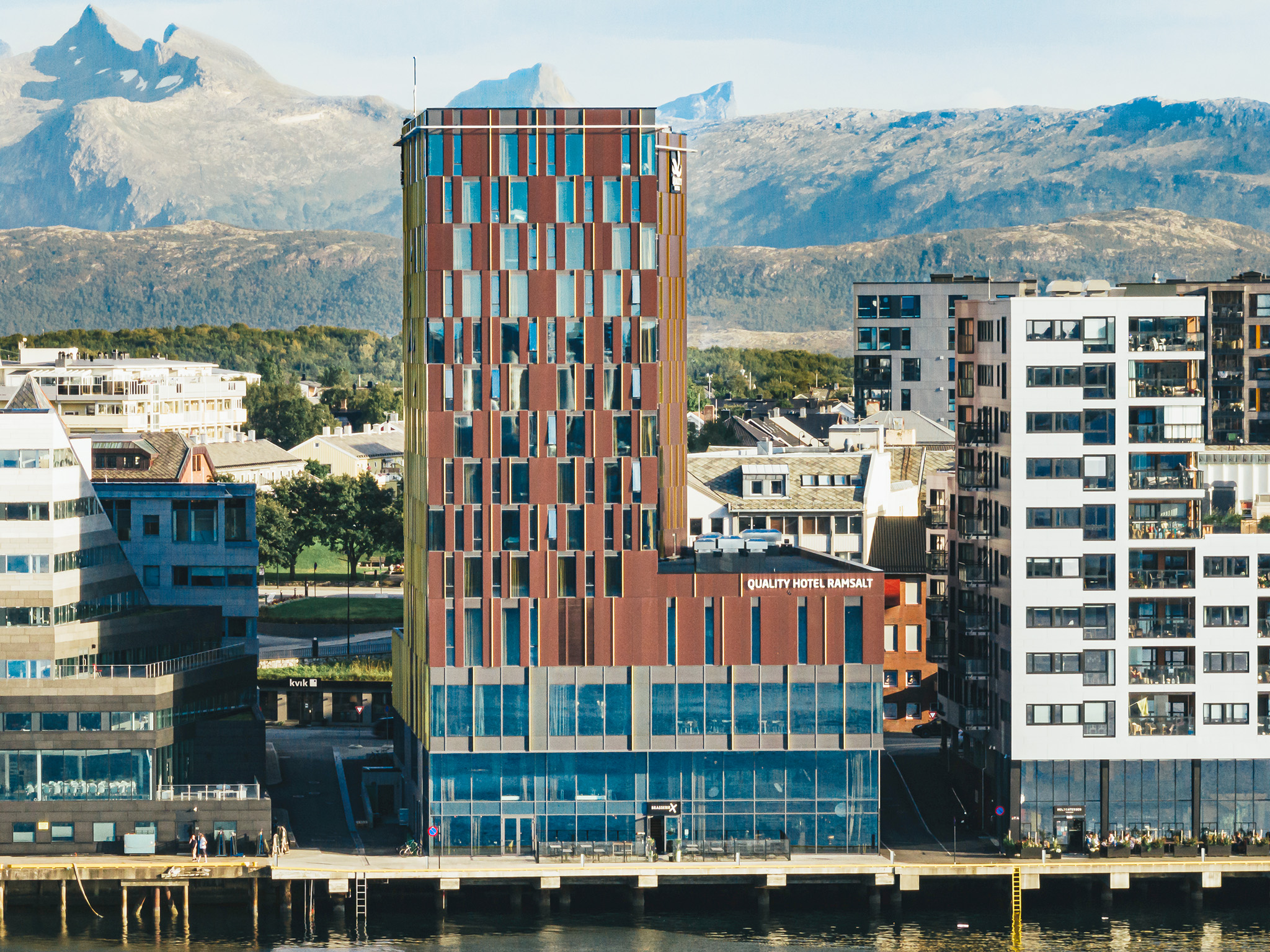 Frontal del Quality Hotel Ramsalt