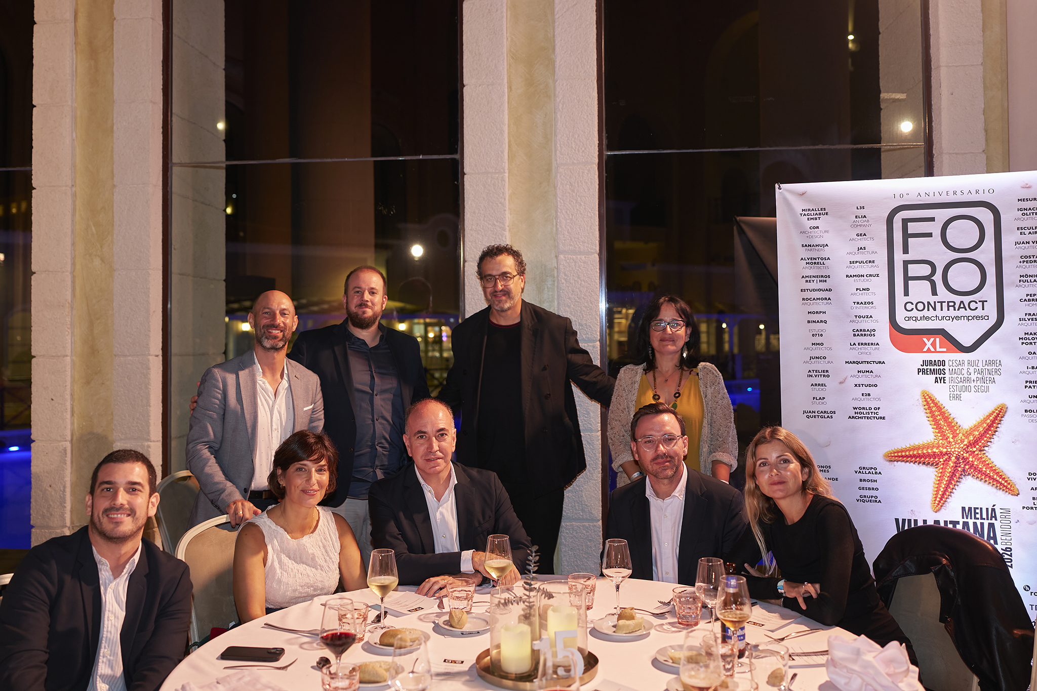 Teilnehmer des Foro Contract XL beim Galadinner